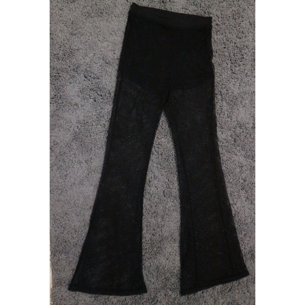 Fishnet flared pants - Picture 2 of 4